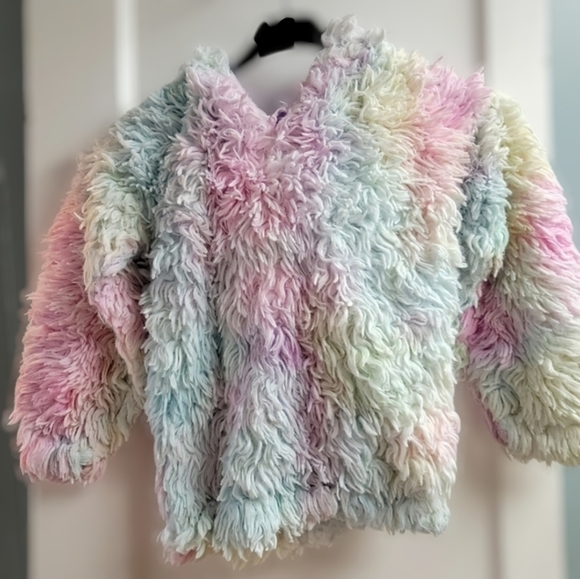 deux par deux Other - Deux Par Deux, Kid's Size 7, Rainbow print hoodie